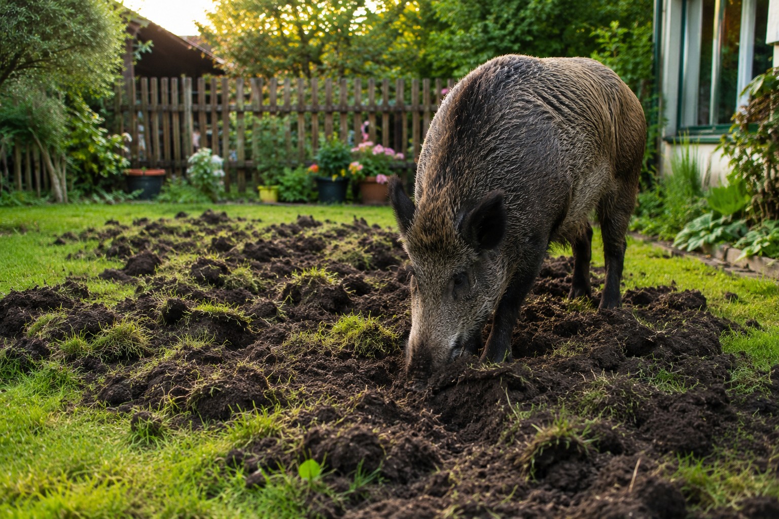 🐗 Rozrytá zahrada přes noc? Jak zabránit divokým prasatům ve vstupu na pozemek