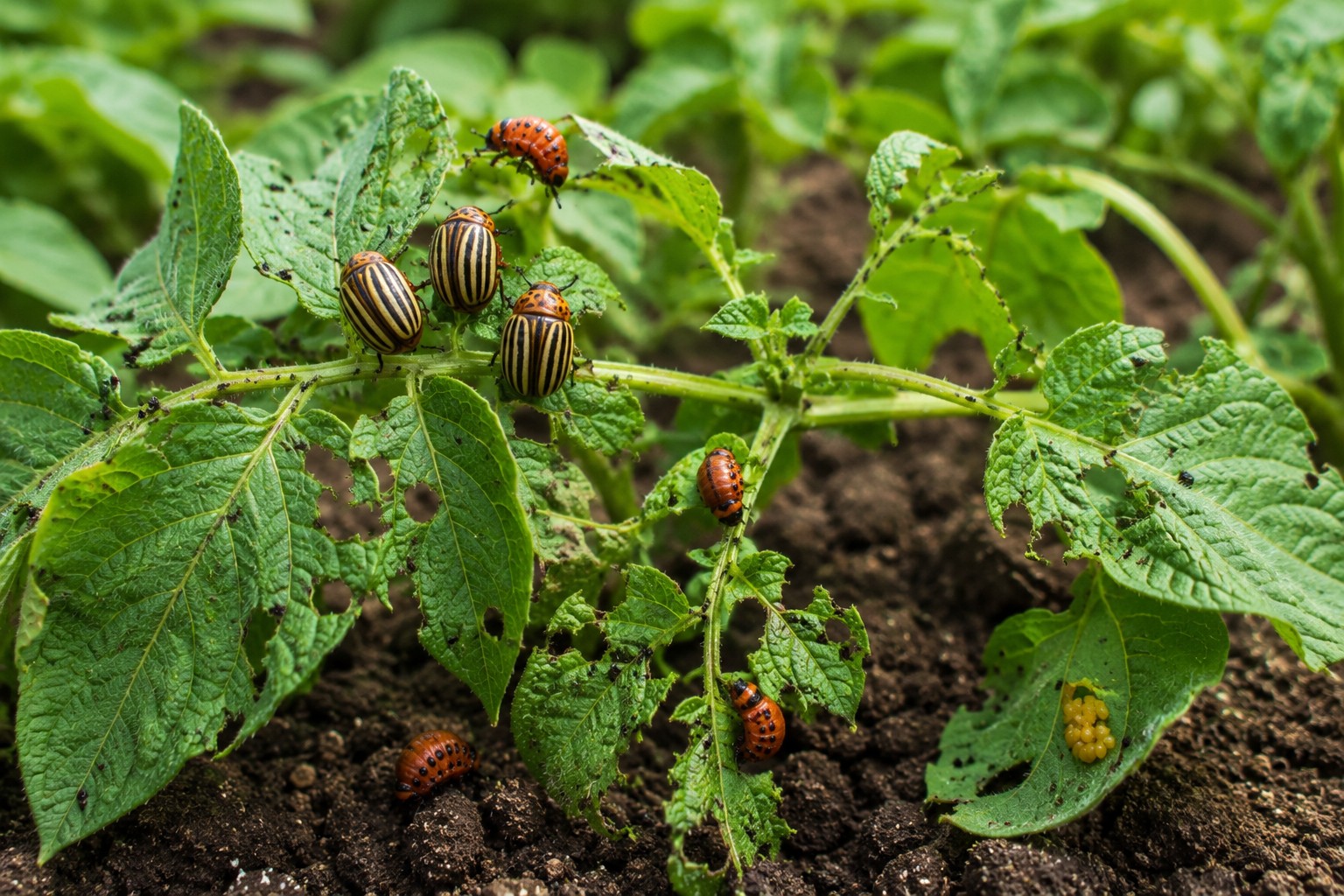 🐞 Mandelinka bramborová: Jak ochránit brambory před zničením úrody