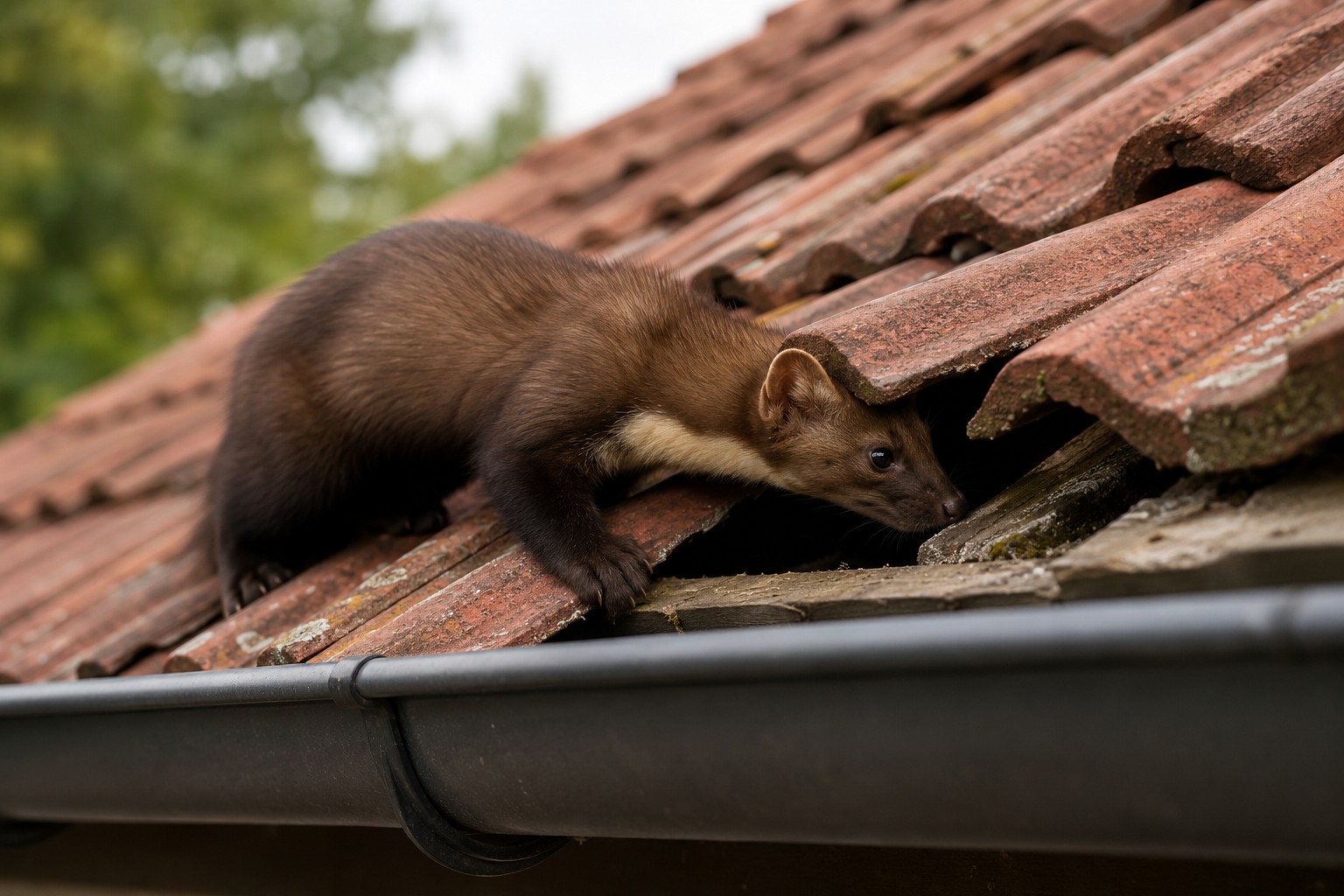 🦝 Jak ochránit střechu a půdu před kunami? Pachová bariéra, která opravdu funguje