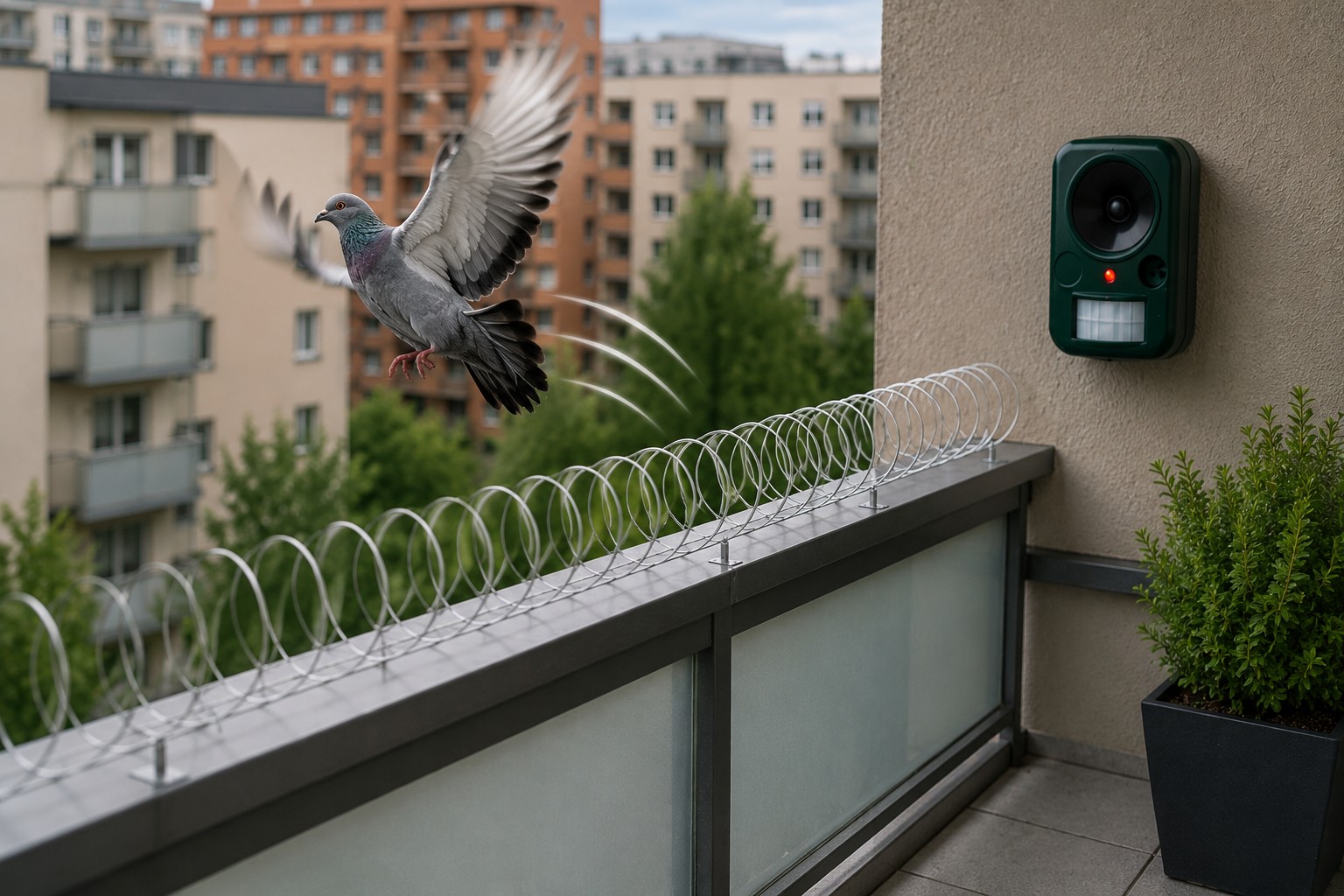 🕊️ Holubi na balkoně? Jak zabránit jejich návratu