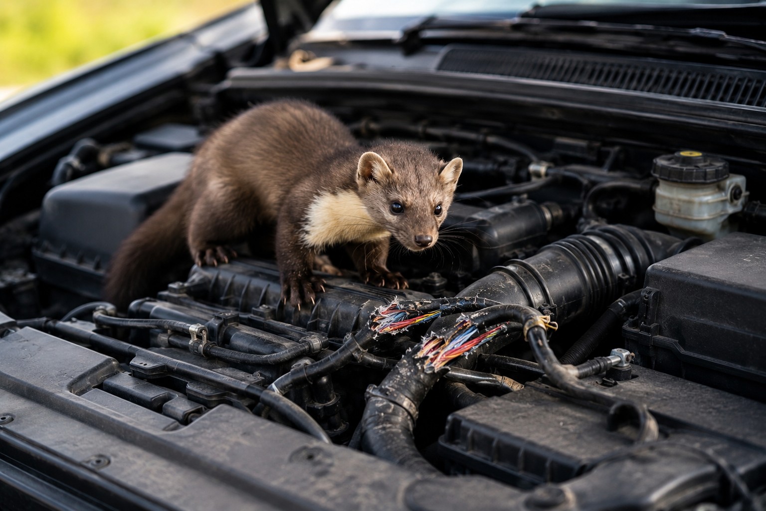 🚗 Jak ochránit motor auta před kunou? Předejděte drahým opravám