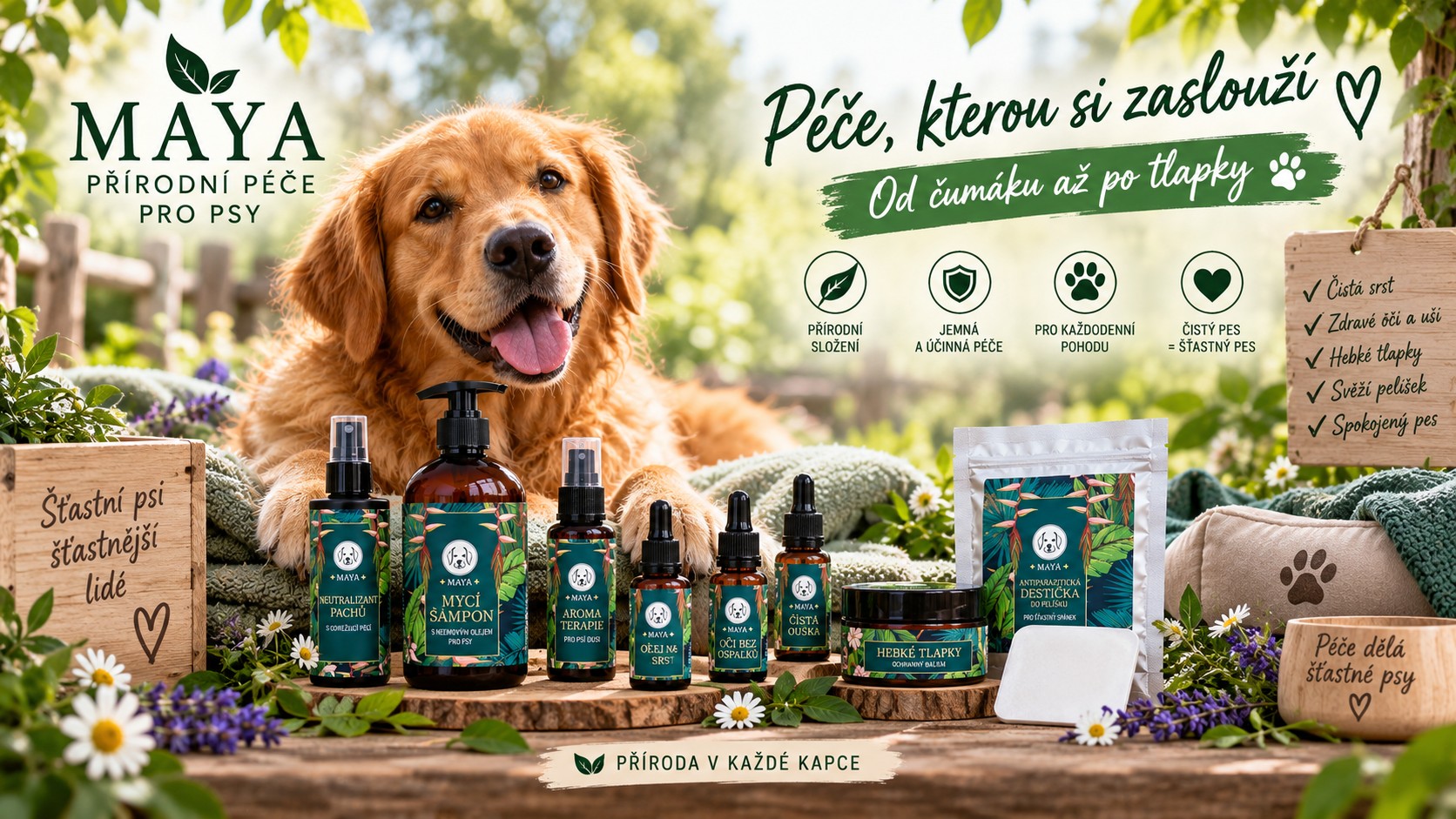 🐶 Psí kosmetika a péče: Od čisté srsti až po hebké tlapky