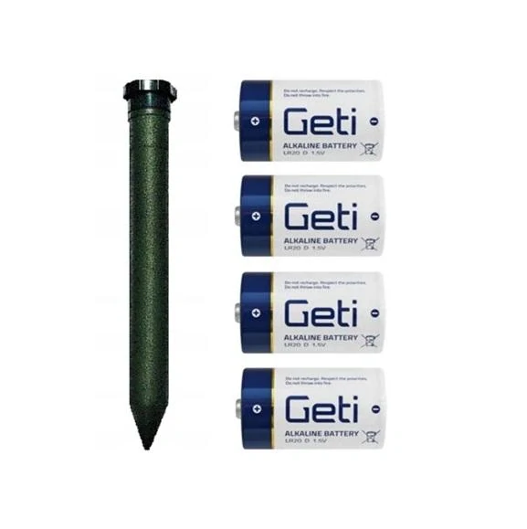 Odpuzovač krtků, hrabošů a hryzců MR11 s bateriemi zdarma